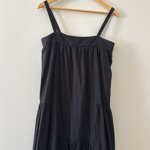 Jenni Kayne Summer Sun Dress Cotton Linen Black Size Small Vacation - Picture 4 of 7